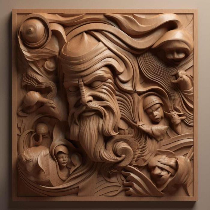 نموذج ثلاثي الأبعاد لآلة CNC 3D Art 